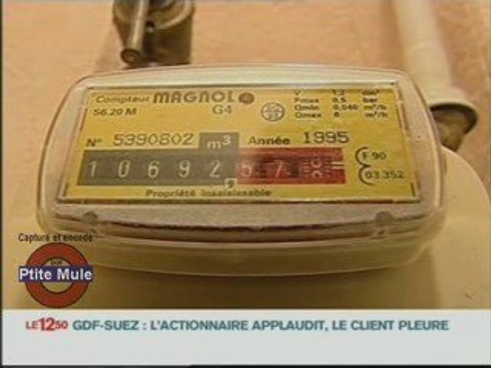 Le prix du gaz sous pression