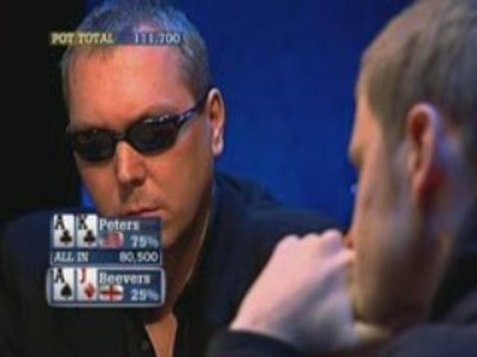Poker EPT 3 Monte Carlo Beevers clashes with Peters