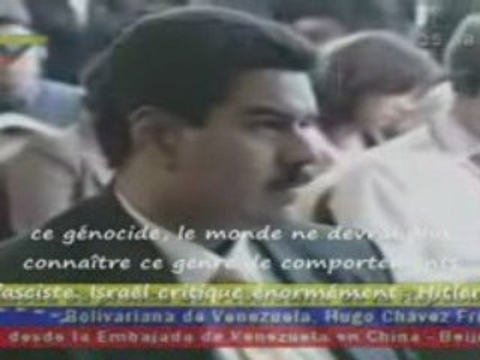 Chavez sur Israel palestine en fr