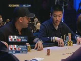 Poker EPT 3 Monte Carlo Callinan eliminated in 26th place