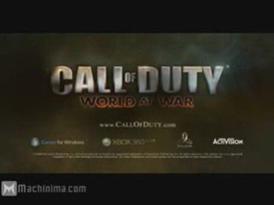 Call of Duty  World at War Trailer (HD)