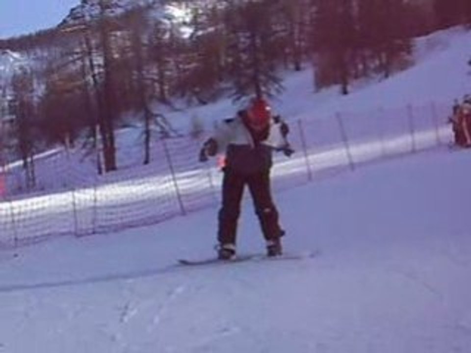 Mélo, la pro du snow !
