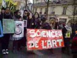 manif des universités contre la réforme de Valérie Pécresse