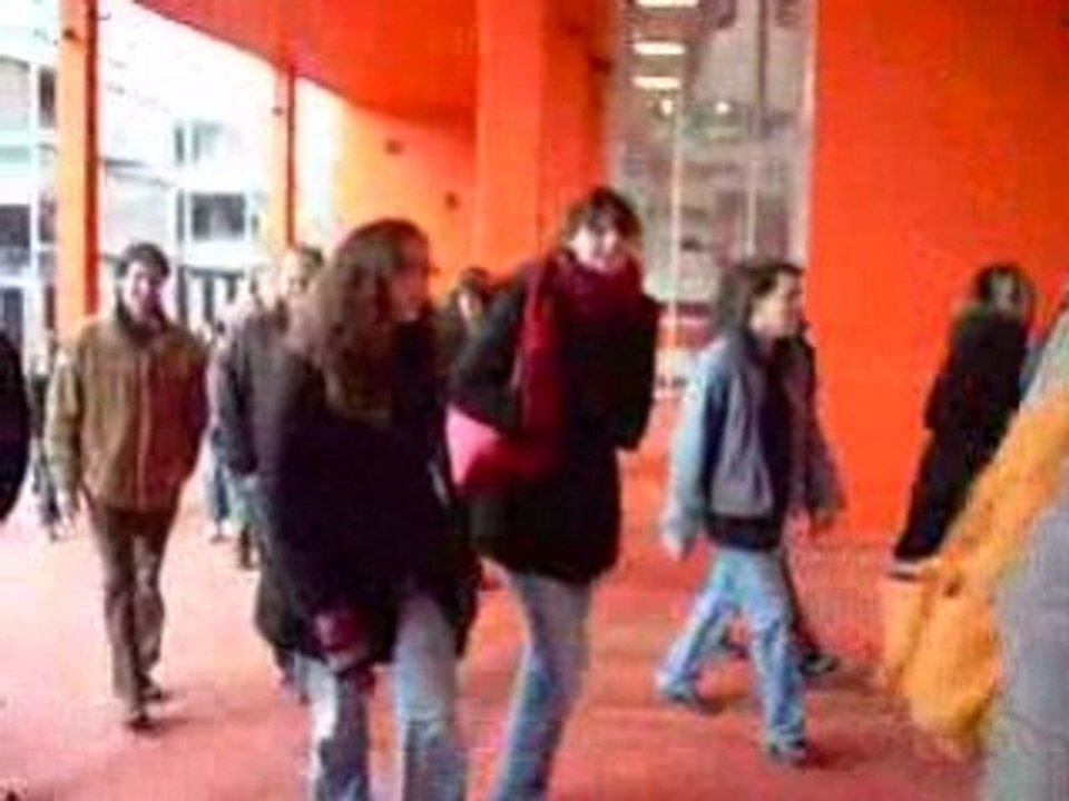 manif de Jussieu contre la réforme de Valérie Pécresse