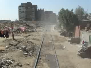 Каир, как он виден из поезда.