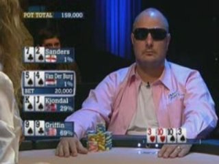 Poker EPT 3 Monte Carlo Griffin tussles with Van der Burg