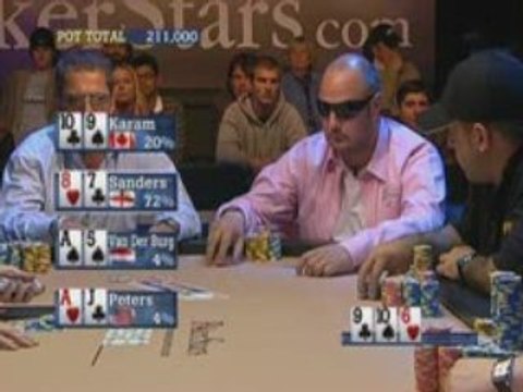 Poker EPT 3 Monte Carlo Sanders eliminated