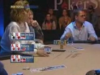 Poker EPT 3 Monte Carlo Van der Burg plays QQ very strongly