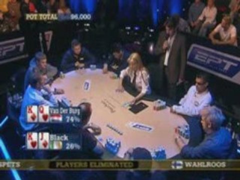 Poker EPT 3 Monte Carlo Black plays well vs Van der Burg