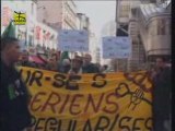 Manifestation des sans papiers algériens paris 2009-02-28