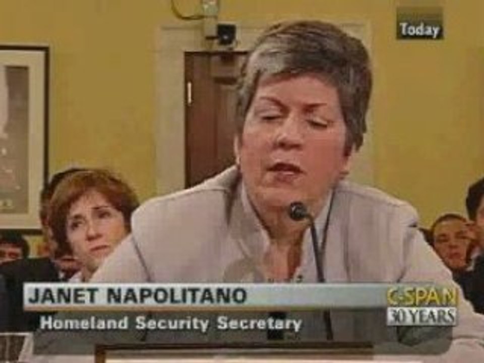 DHS Sec. Janet Napolitano ''Real ID"