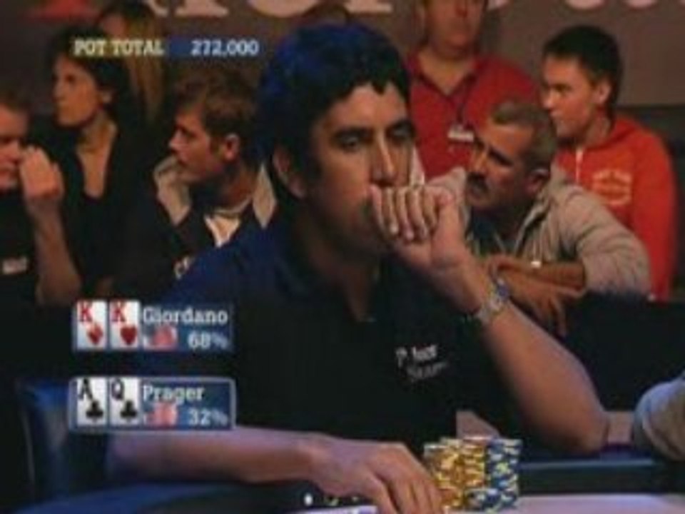 Poker EPT 3 Monte Carlo Giordano eliminated in 13th place