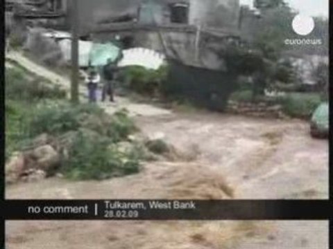 Inondations en Cisjordanie