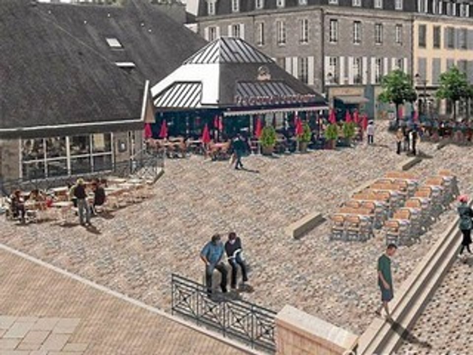 Parvis des Halles Saint-François