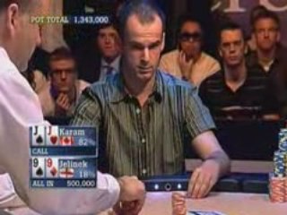 Poker EPT 3 MonteCarlo Steve Jelinek eliminated in 6th place