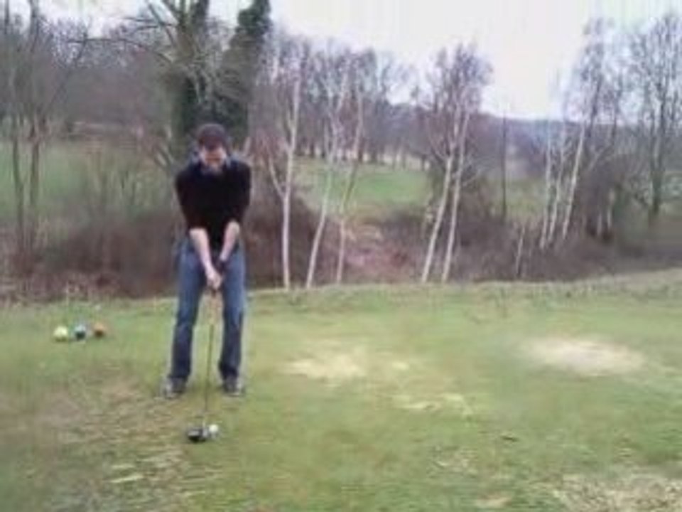 Christophe fait du golf!