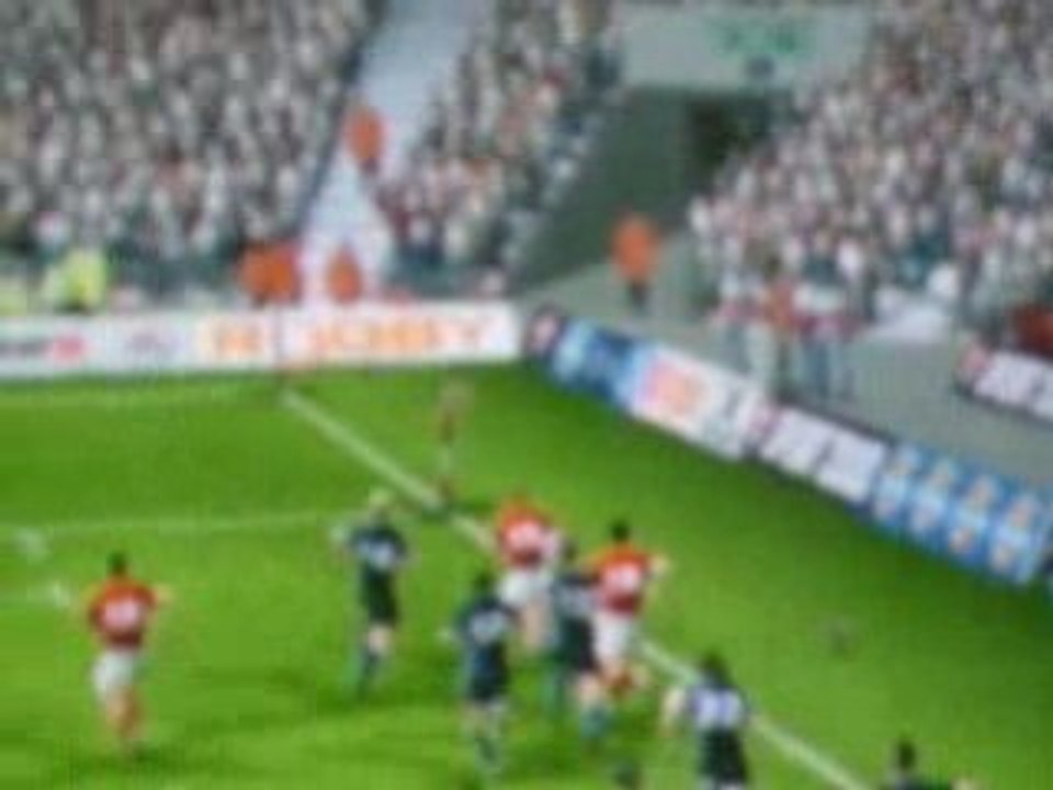rugby 08 beau plaquage de rougerie qui sauve la france