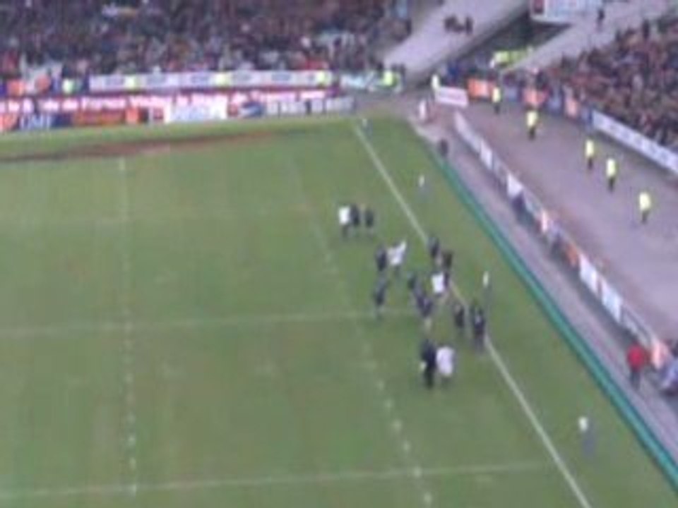 Tour d'honneur de l'équipe de France