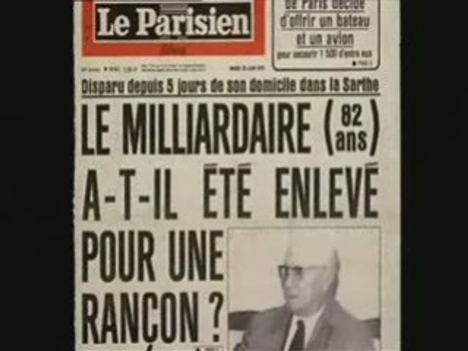 Flash RTL Jacques Mesrine enlève Henri Lelievre