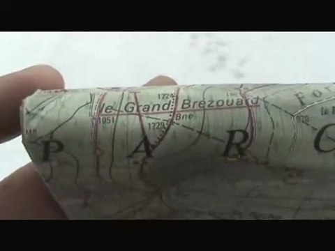 Rando raquette Brezouard neige au 1er mars 2009