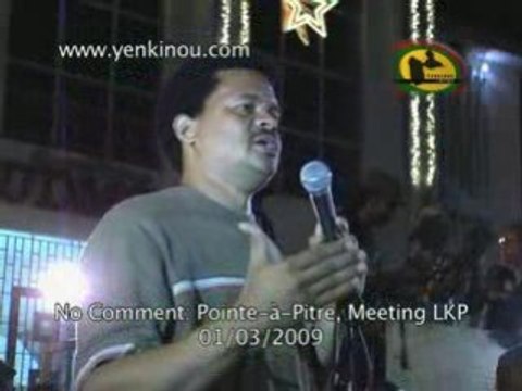 NO COMMENT: ELIE DOMOTA , MEETING DU LKP LE 01 03 09