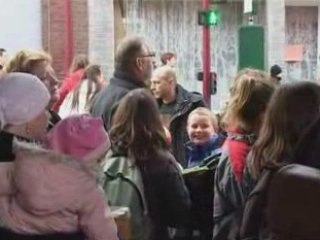 Manifestation à l'école Jean Rostand de Noyelles-s-Lens