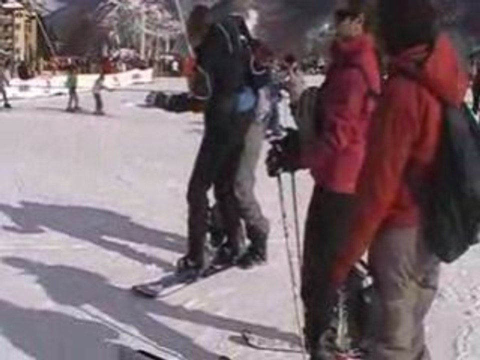 Marion en snow
