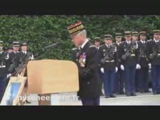 Obseques Laurent Mira PGHM Pierrefitte Nestalas