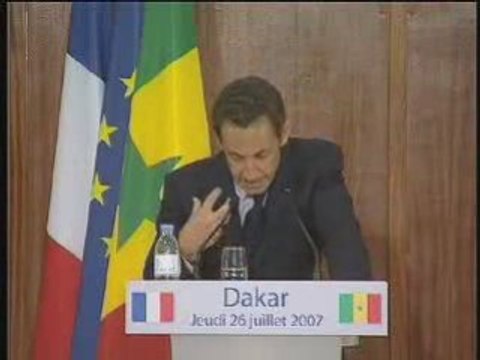 Sarkozy discours de Dakar - part 2