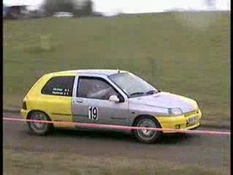 IGOR ET SA CLIO AU RALLYE DES THERMES 2009