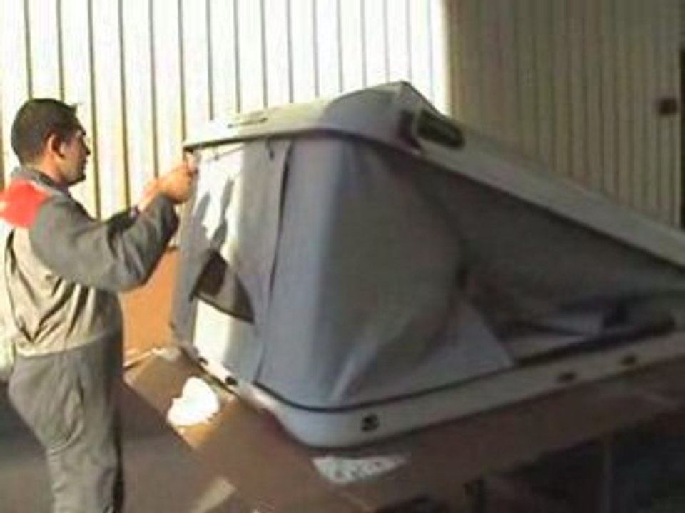 tente de toit james baroud presentée par nissan cahors