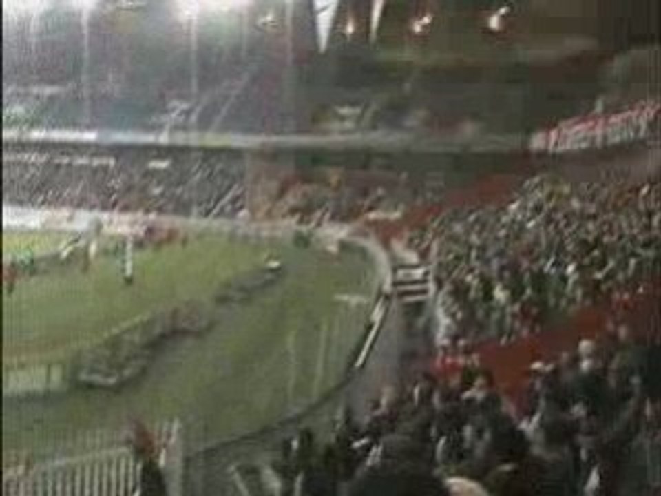 PSG-NANCY 4éme but+ ambiance en G rouge