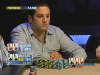 Poker EPT 4 Londres Daniel Mangas Vs Antony Lellouche