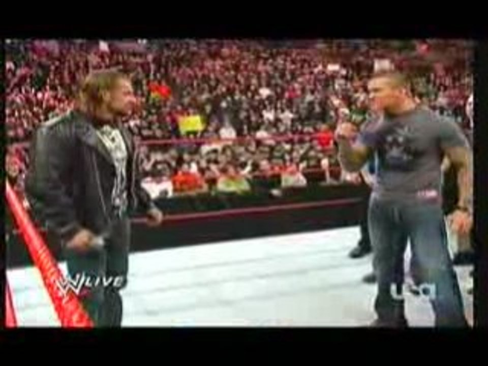 WWE Raw 02/03 Choix de Randy Orton pr Wrestlemania 25 (2/2)