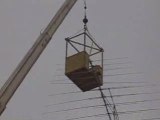 Hy-Gain Log Periodic Ham Radio Antenna Repaired In The Air