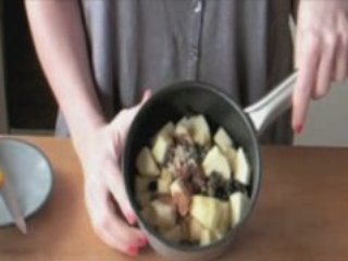 Compotée de pommes aux raisins de corinthe