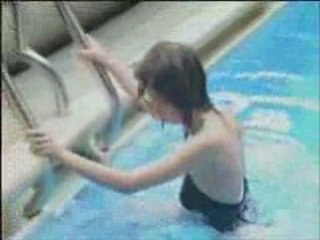 Tバックでお尻が丸見え！！ほしのあきスクール水着 お宝
