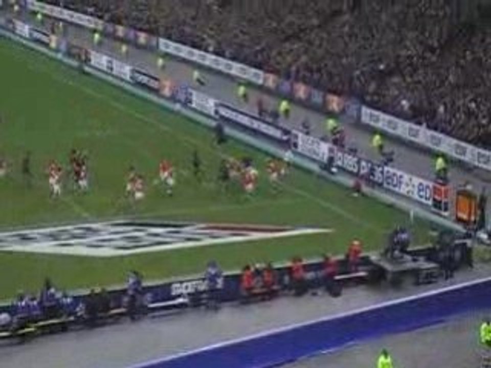 France / Pays de Galles 2009  : Deuxièm essais des bleus