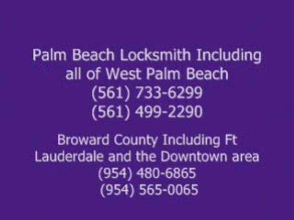 SUNRISE LOCKSMITH-(954) 565-0065-SUNRISE FL LOCKSMITH
