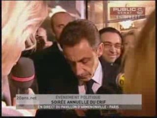 Sarkozy au CRIF 2009