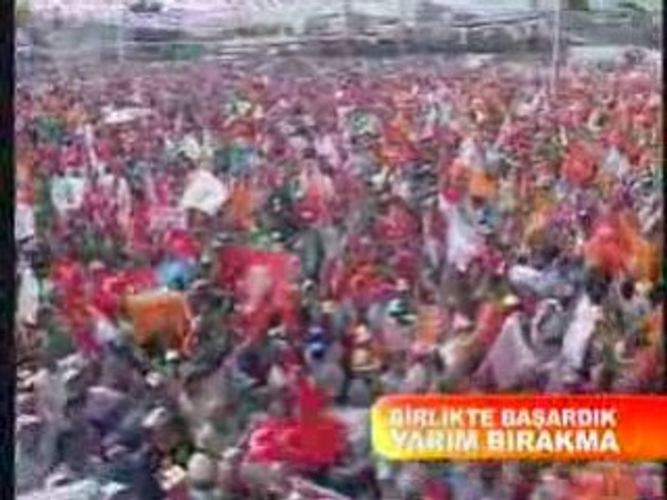 Ak Parti Mersin Mitingi Durmak Yok Yola Devam