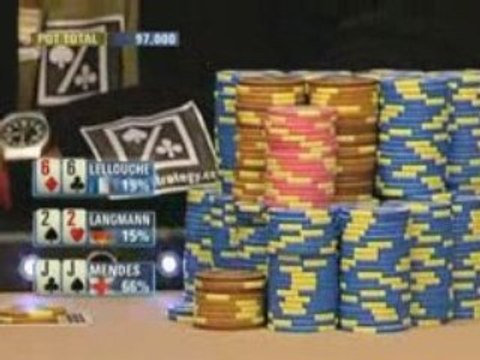 Poker EPT 4 Londres Mendes Vs Langmann Vs Lellouche