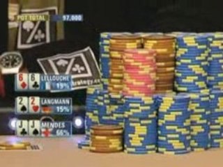 Poker EPT 4 Londres  Mendes Vs Langmann Vs Lellouche