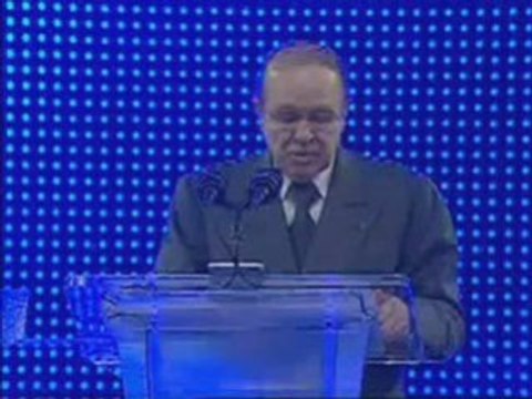 Bouteflika discours à la Coupole Mohamed Boudiaf à Alger 1/6