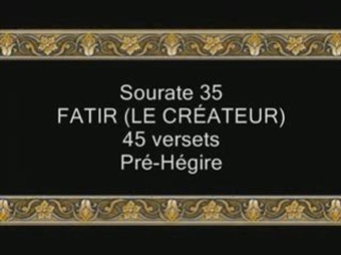 Coran sourate 035 le créateur ( Fatir ) budair vostfr