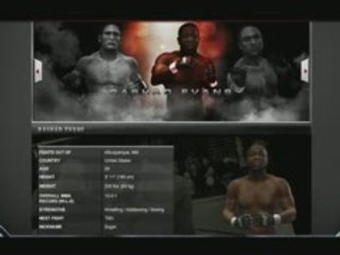 RASHAD EVANS UFC UNDISPUTED 2009