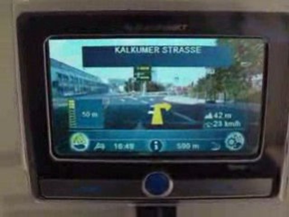 Vidéo Navigation sur le GPS Blaupunkt TravelPilot 500 & 700