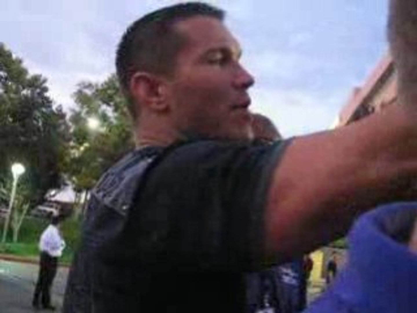 Randy Orton ask for a cigarette