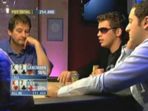 Poker EPT 4 Londres Ian Cox Vs Florien Langmann