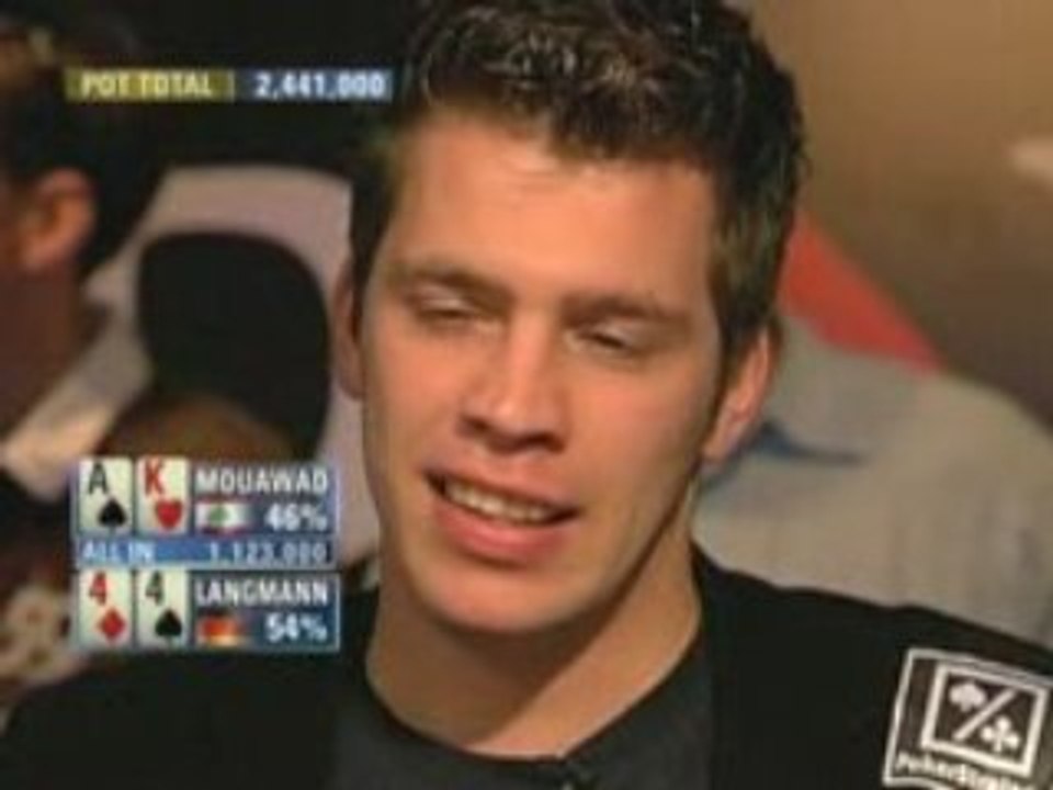 Poker EPT 4 Londres  Florien Langmann Vs Joseph Mouawad I